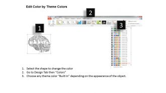 0115 big data written in brain made of pcb board ppt slide