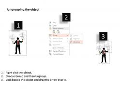 0115 business man juggling with plates powerpoint template