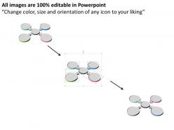 0115 circular infographics for marketing segmentation powerpoint template