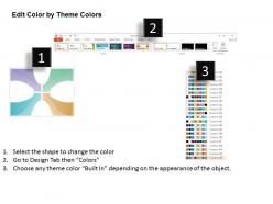 0115 colorful four staged info diagram powerpoint template