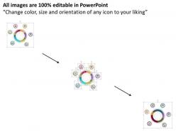 69393858 style circular hub-spoke 6 piece powerpoint presentation diagram infographic slide