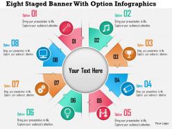 0115 eight staged banner with option infographics powerpoint template