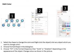 0115 eight staged gear diagram with 3d man icon powerpoint template