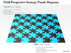 0115 field perspective strategy puzzle diagram powerpoint template