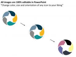 86019618 style circular loop 5 piece powerpoint presentation diagram infographic slide