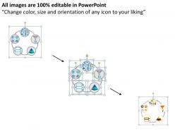 13580180 style circular loop 5 piece powerpoint presentation diagram infographic slide
