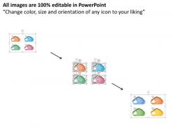 92151026 style linear single 4 piece powerpoint presentation diagram infographic slide