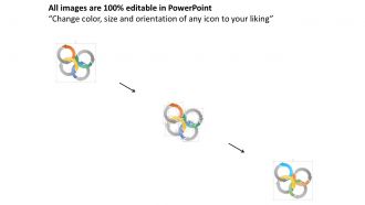 90052438 style circular loop 4 piece powerpoint presentation diagram infographic slide