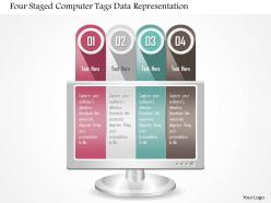 0115 four staged computer tags data representation powerpoint template
