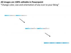 0115 four staged linear timeline diagram powerpoint template