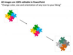 87928359 style puzzles matrix 4 piece powerpoint presentation diagram infographic slide