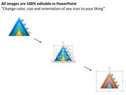 0115 four staged triangle with icons powerpoint template