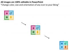 0115 four steps business assessment chart powerpoint template