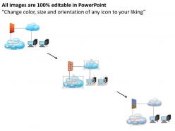86014847 style technology 1 cloud 1 piece powerpoint presentation diagram infographic slide