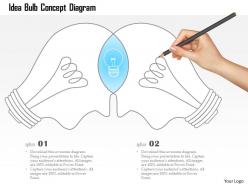 0115 Idea Bulb Concept Diagram Powerpoint Template