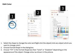 92765905 style hierarchy flowchart 6 piece powerpoint presentation diagram infographic slide
