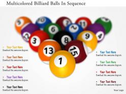 0115 multicolored billiard balls in sequence image graphics for powerpoint