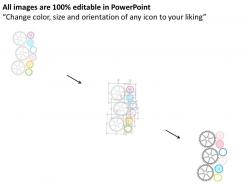 91973858 style variety 1 gears 6 piece powerpoint presentation diagram infographic slide