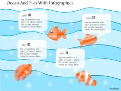 0115 ocean and fish with infographics powerpoint template