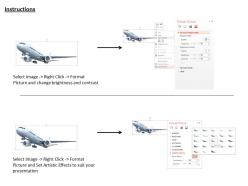 0115 passenger plane for global travel image graphics for powerpoint