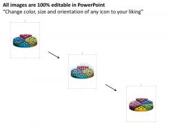 0115 pie chart for understanding market segmentation powerpoint template