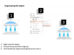 0115 pillar diagram for vision and success powerpoint template