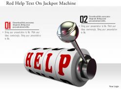 0115 red help text on jackpot machine image graphics for powerpoint