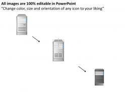 44345851 Style Technology 1 Servers 1 Piece Powerpoint Presentation Diagram Infographic Slide
