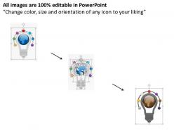 0115 seven staged bulb diagram for idea generation powerpoint template