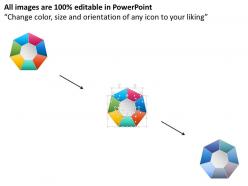 24083813 style cluster hexagonal 7 piece powerpoint presentation diagram infographic slide