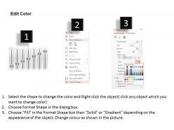 0115 seven staged music mixer slider diagram powerpoint template
