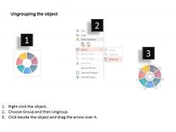 0115 seven staged process flow circle diagram powerpoint template