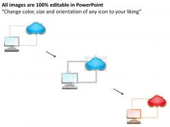 58463257 style technology 1 cloud 1 piece powerpoint presentation diagram infographic slide