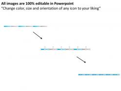 0115 six staged linear timeline diagram powerpoint template