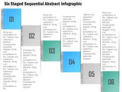 0115 six staged sequential abstract infographic powerpoint template