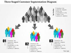 0115 three staged customer segmentation diagram powerpoint template
