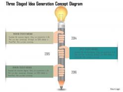 0115 three staged idea generation concept diagram powerpoint template