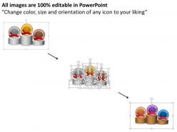 19653286 style variety 3 podium 3 piece powerpoint presentation diagram infographic slide