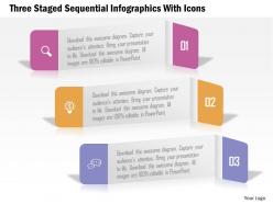 0115 three staged sequential infographics with icons powerpoint template