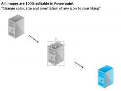 31173870 style technology 1 servers 1 piece powerpoint presentation diagram infographic slide
