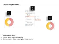 0115 two staged process flow circle diagram powerpoint template