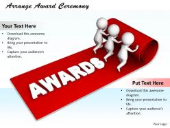 0214 arrange award ceremony ppt graphics icons powerpoint