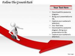 0214 Follow The Growth Path Ppt Graphics Icons Powerpoint