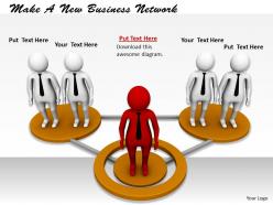0214 Make A New Business Network Ppt Graphics Icons Powerpoint