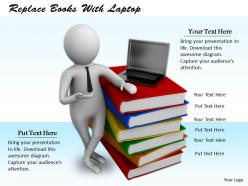 0214 replace books with laptop ppt graphics icons powerpoint