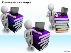 0214 replace books with laptop ppt graphics icons powerpoint