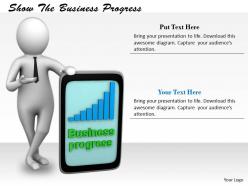 0214 show the business progress ppt graphics icons powerpoint