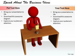 0214 speak about the business ideas ppt graphics icons powerpoint