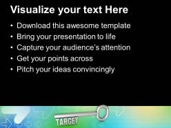 0313 key to target business achievement powerpoint templates ppt themes and graphics