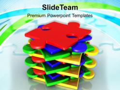 0313 stack of puzzles pieces business concept powerpoint templates ppt themes and graphics